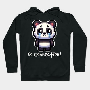 No Connection Cute Panda Bear Hoodie